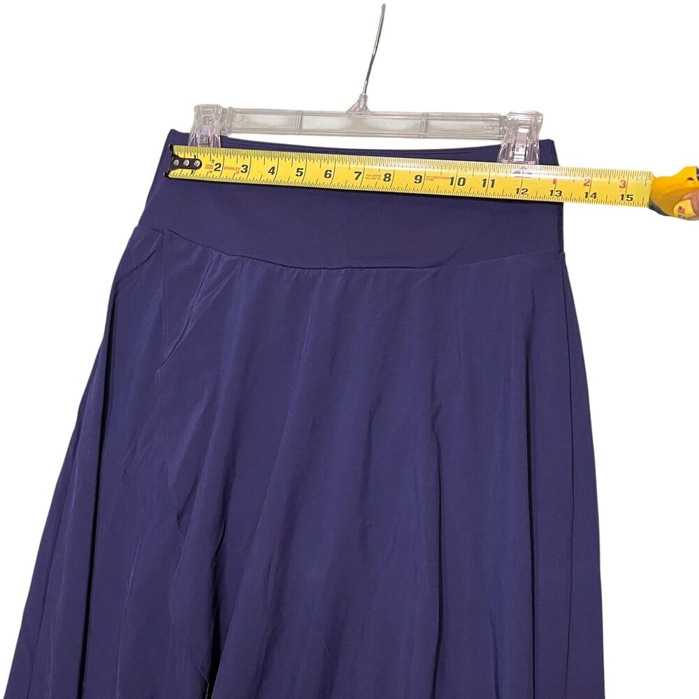 Halara Wrap Skirt Women's Small Blue Hi Low Maxi Built In Shorts Resort Cruise - Picture 9 of 13